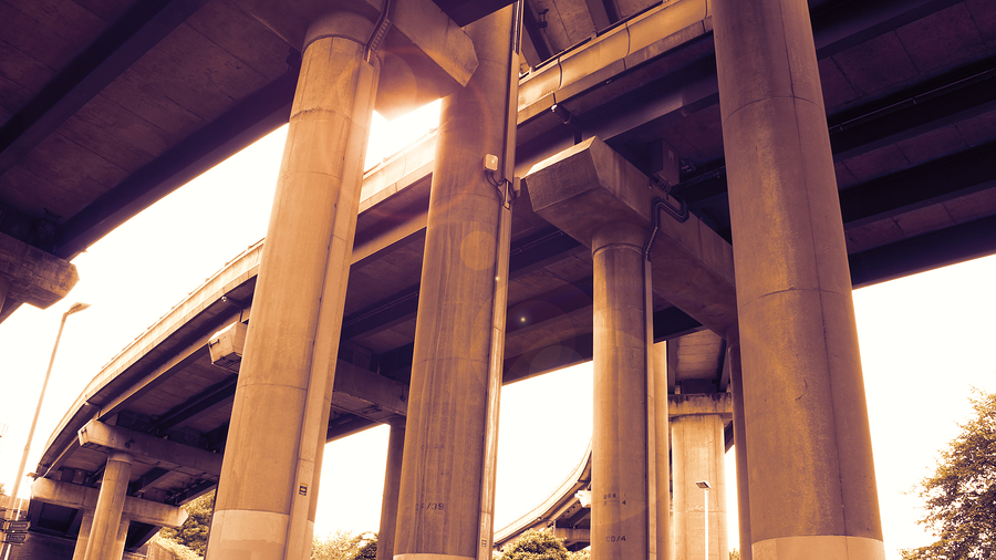 concrete structure repairs motorway bridge