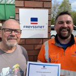 Father and son celebrate 25 years with Freyssinet