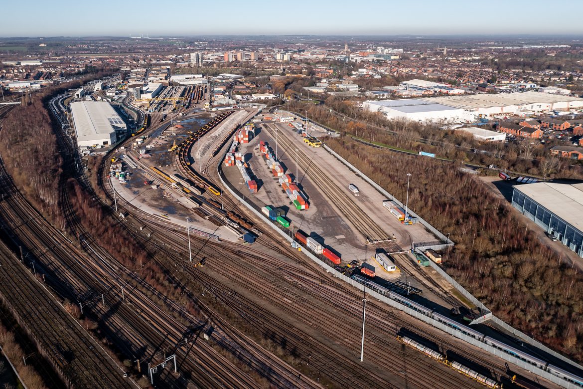 post-tensioning - an aerial view of the railway industry in Doncaster