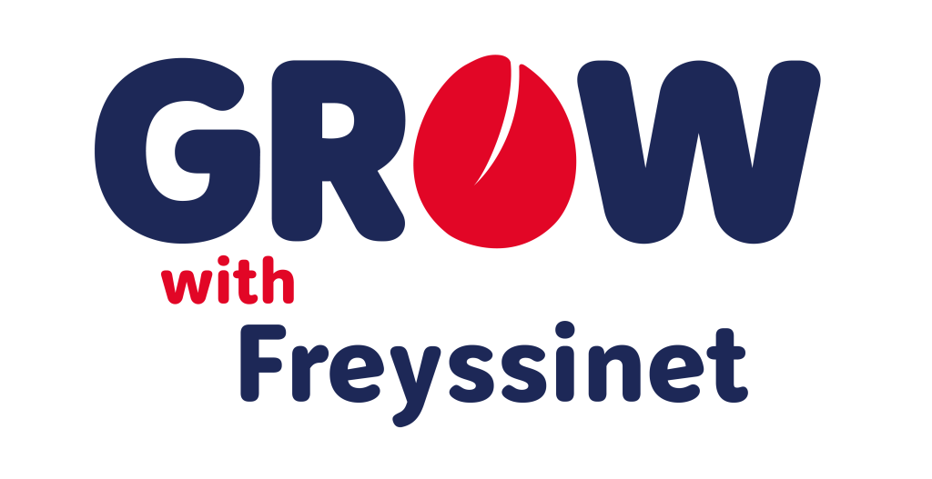 Grow with Freyssinet logo